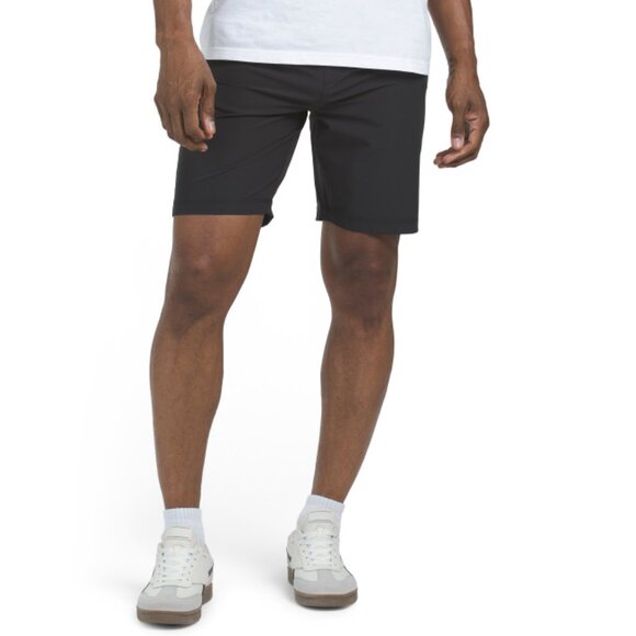 KENNETH COLE Black Active Tech Pull On Shorts - Picture 1 of 2